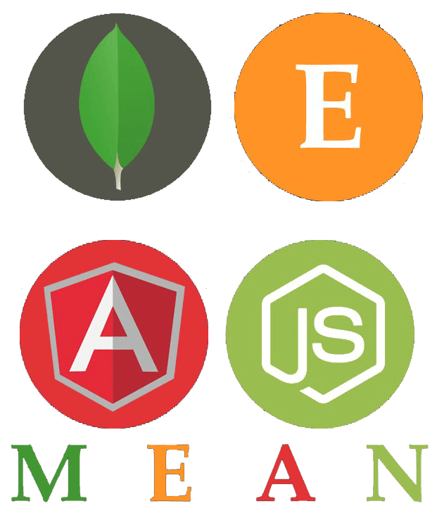 Mean (Mongo, Express, Angular, Node) logo
